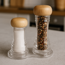 Acrylic Salt & Pepper Shaker Set - 2 Pieces